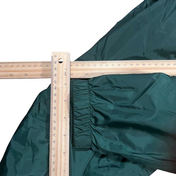 Tri-Mountain M Y2K Coach Jacket Green Classic Fit Minimalist Streetwear - Picture 4 of 5